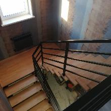Сварное ограждение на лестнице